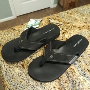 Vtg Man Cobian Maverick 11 Flip Flop Sandal MAV 10-001 Black 100% Original New